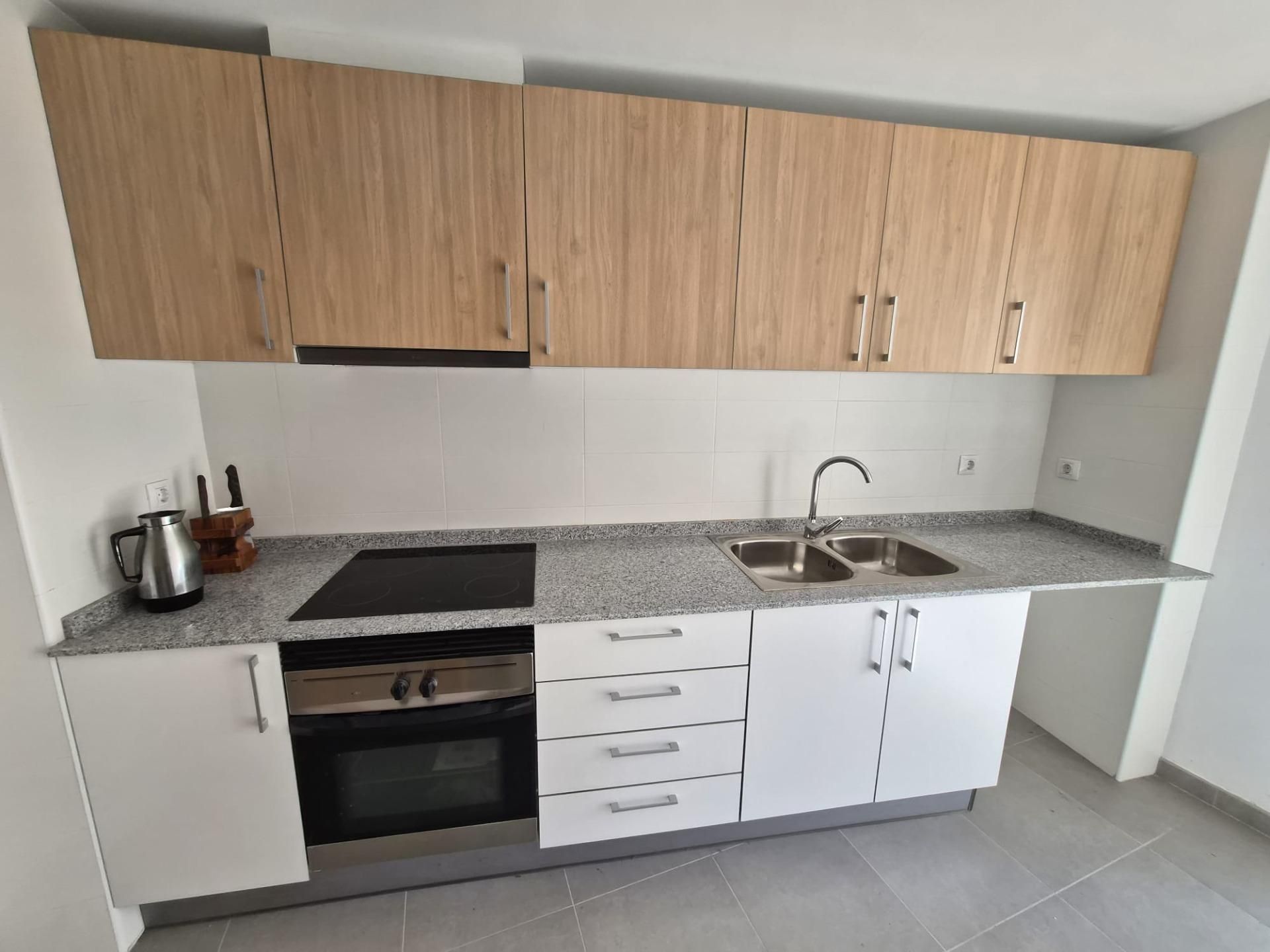 Cocina de Piso en venta en Albaida con Jardín privado, Terraza y Balcón