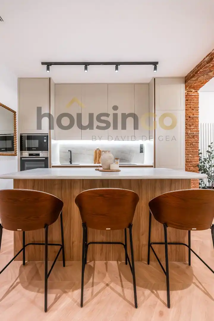 Kitchen of Flat for sale in Madrid  with Air Conditioner, Heating and Terrace