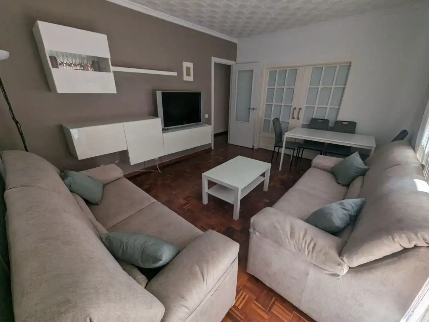 Sala de estar de Piso de alquiler en  Murcia Capital con Aire acondicionado