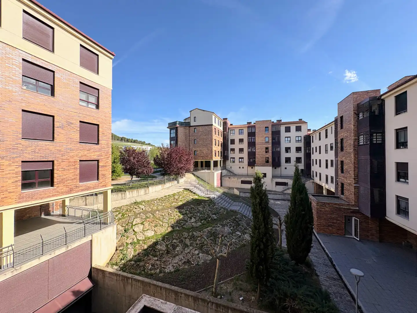 Exterior view of Flat for sale in Cistérniga  with Heating, Private garden and Storage room
