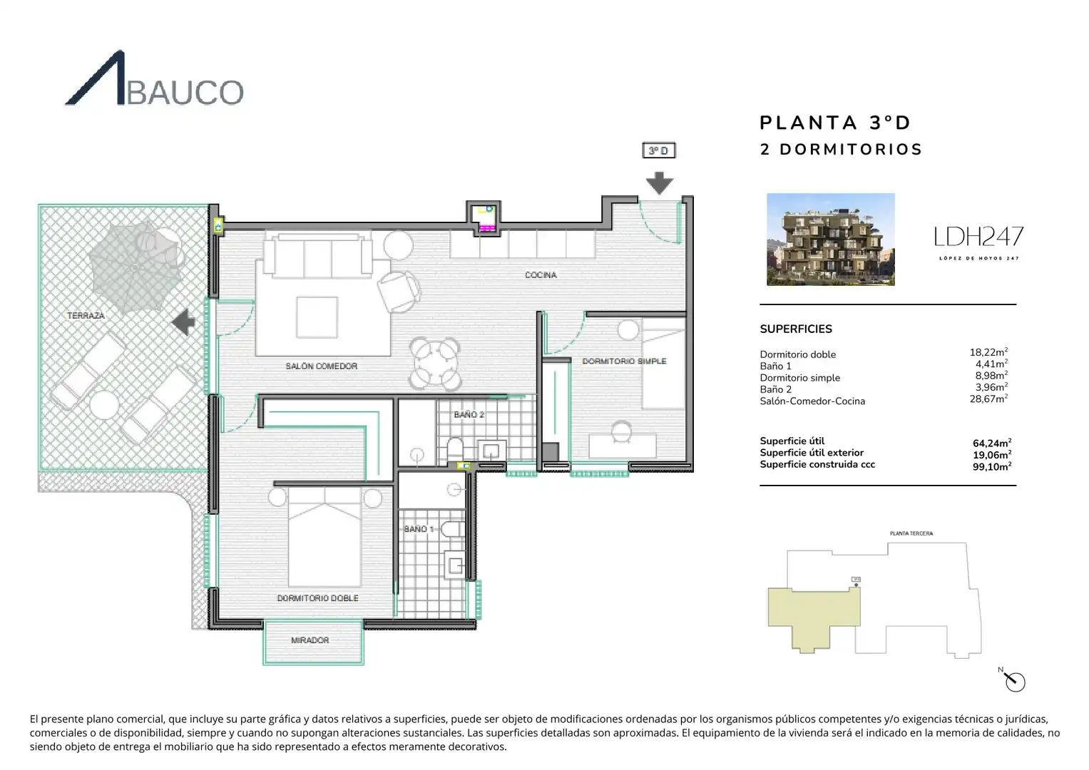 Neubau-Wohnung mit Pool zum Verkauf in Calle de López de Hoyos 247, imagen 11