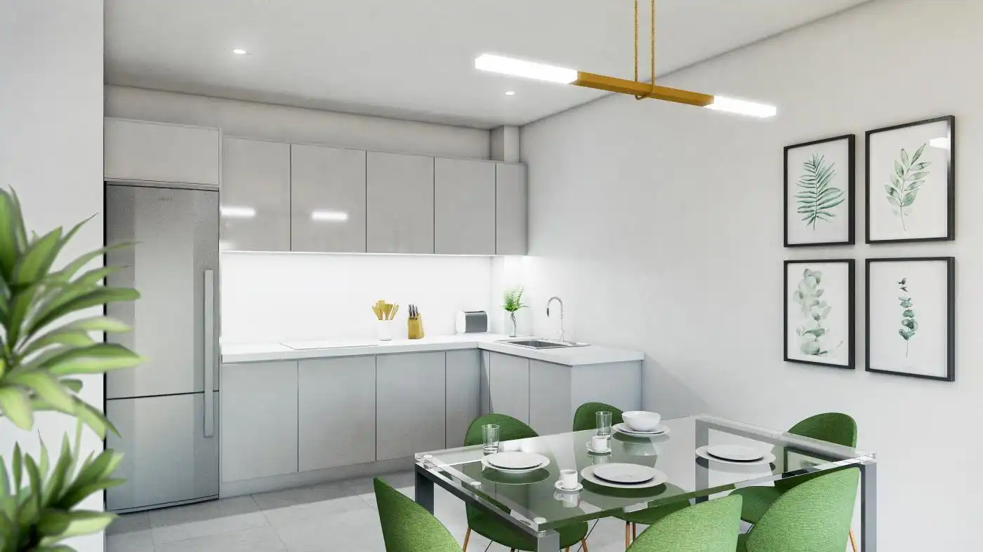 Kitchen of Apartments for sale in Fuengirola  with Air Conditioner, Terrace and Swimming Pool