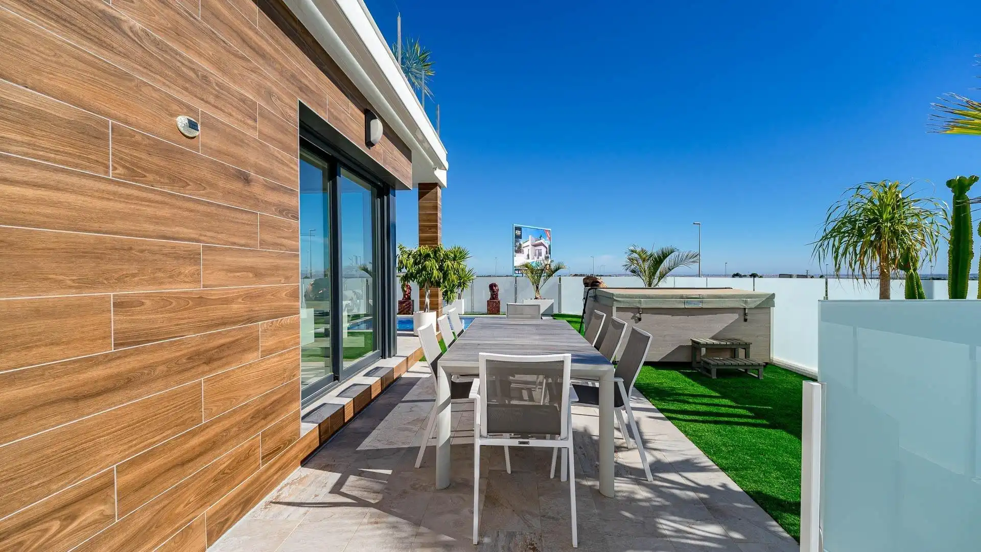 Terrassa de Casa o xalet en venda en Orihuela amb Aire condicionat, Jardí privat i Terrassa