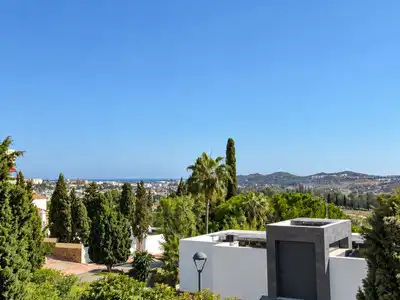 Vista exterior de Casa adosada en venta en Mijas Golf
