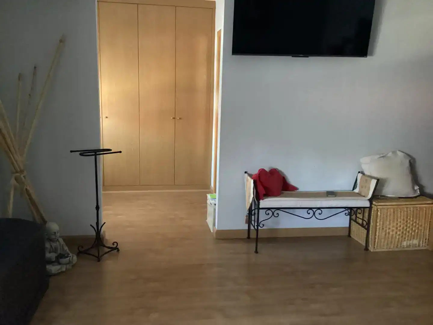 Sala d'estar de Pis en venda en Torrejón de Velasco amb Aire condicionat, Jardí privat i Parquet