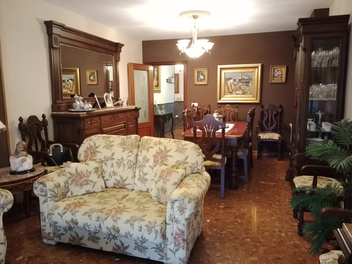 Sala d'estar de Pis en venda en Lahiguera amb Aire condicionat i Balcó