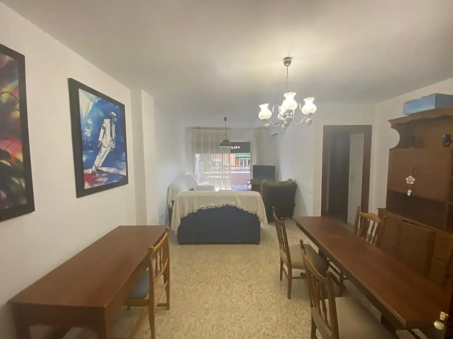 Dining room of Flat for rent in Granada  with Terrace and Furnished