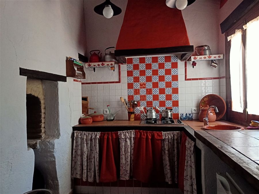 Cocina de Finca rústica en venta en Algatocín con Terraza y Amueblado