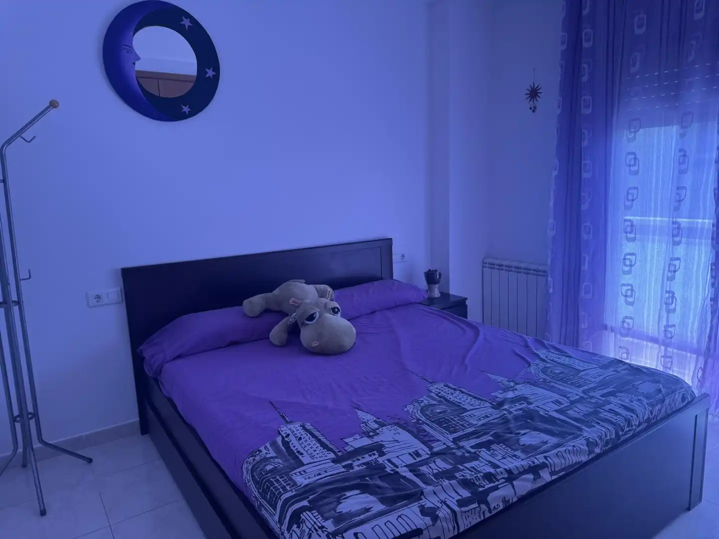 Schlafzimmer von Einfamilien-Reihenhaus zum Verkauf in Guissona mit Heizung, Privatgarten und Ofen