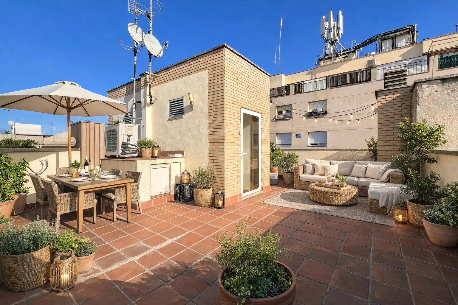 Terrassa de Casa o xalet en venda en Mollet del Vallès amb Aire condicionat, Calefacció i Jardí privat