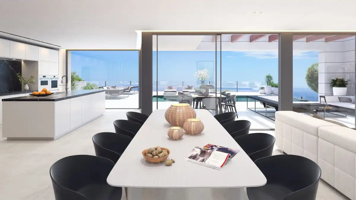 Comedor de Casa adosada en venta en Málaga con Aire acondicionado y Terraza