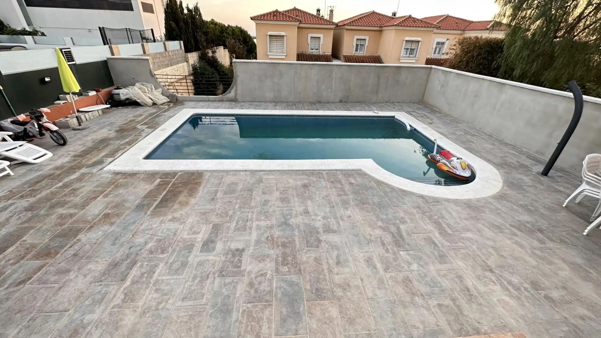 Piscina de Casa o chalet en venta en Mazagón con Aire acondicionado, Calefacción y Jardín privado