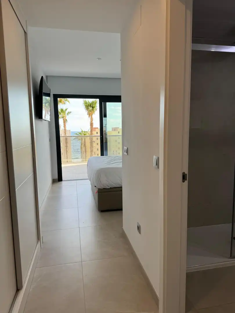 Bedroom of Apartments for rent in Benidorm  with Air Conditioner, Heating and Private garden