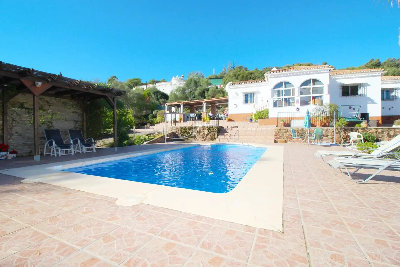 Jardín de Casa o chalet en venta en Almogía con Aire acondicionado, Calefacción y Jardín privado