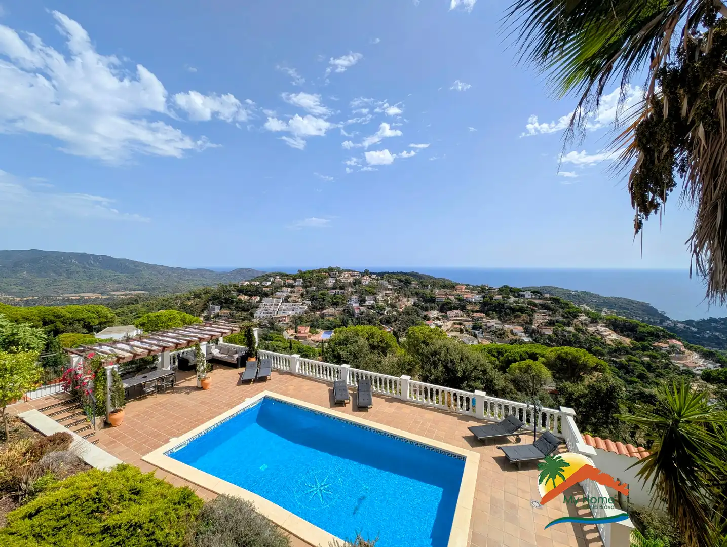 Vista exterior de Casa o xalet en venda en Lloret de Mar amb Calefacció, Jardí privat i Terrassa