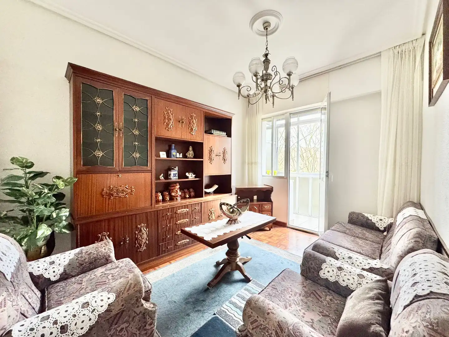 Sala de estar de Piso en venta en Vitoria - Gasteiz con Terraza y Trastero