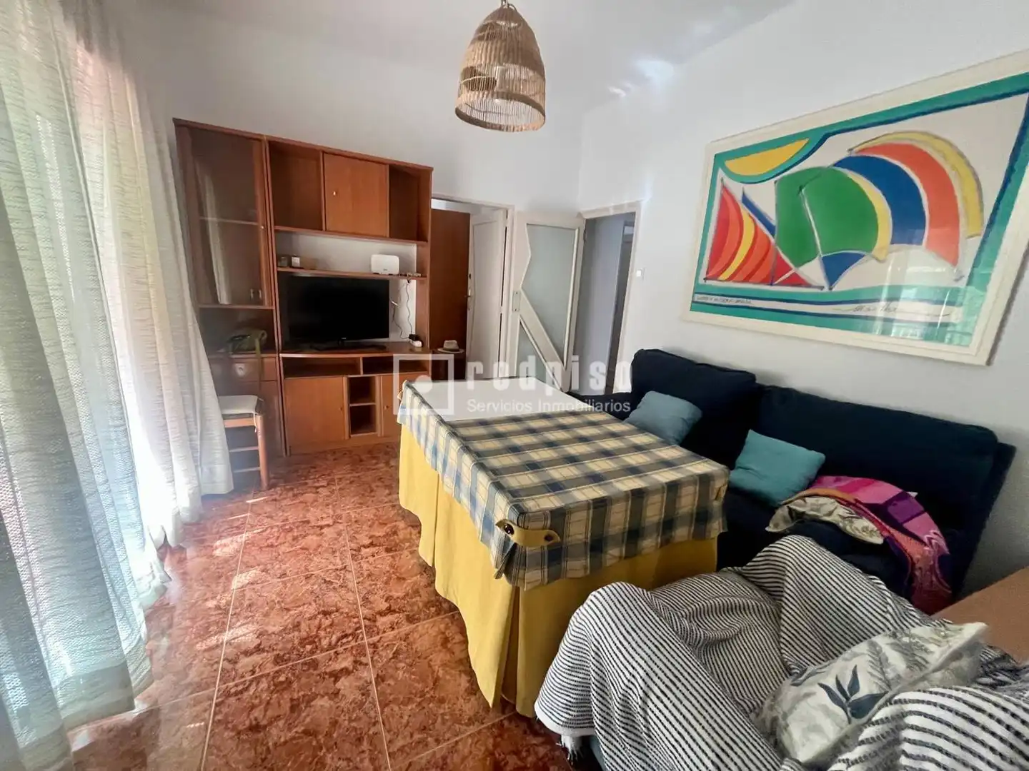 Bedroom of Flat for rent in Granada  with Heating, Terrace and Furnished