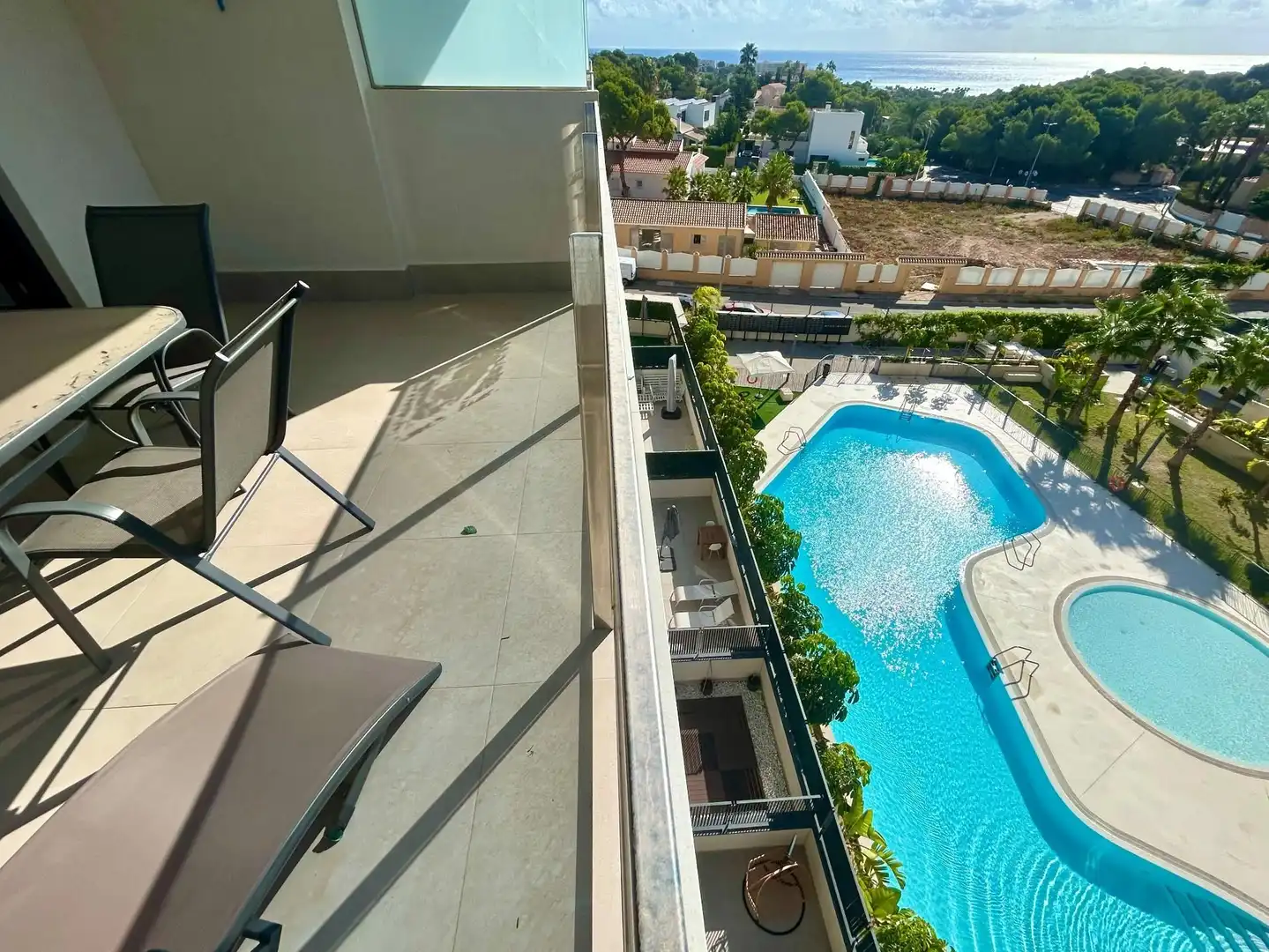 Piscina de Apartament en venda en Orihuela amb Aire condicionat, Jardí privat i Terrassa