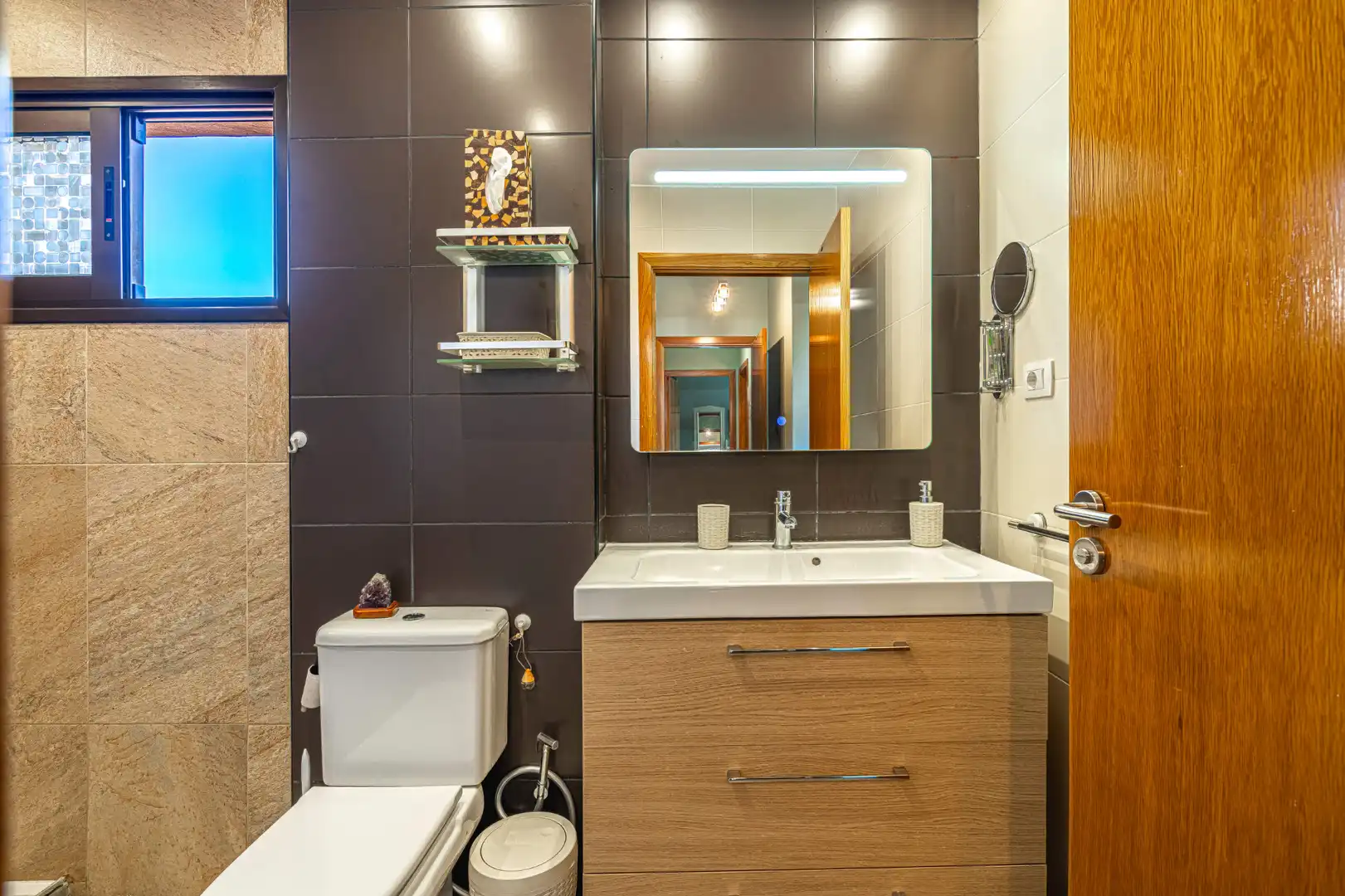 Bathroom of Detached homes for sale in Los Realejos  with Parquet flooring, Terrace and Storage room