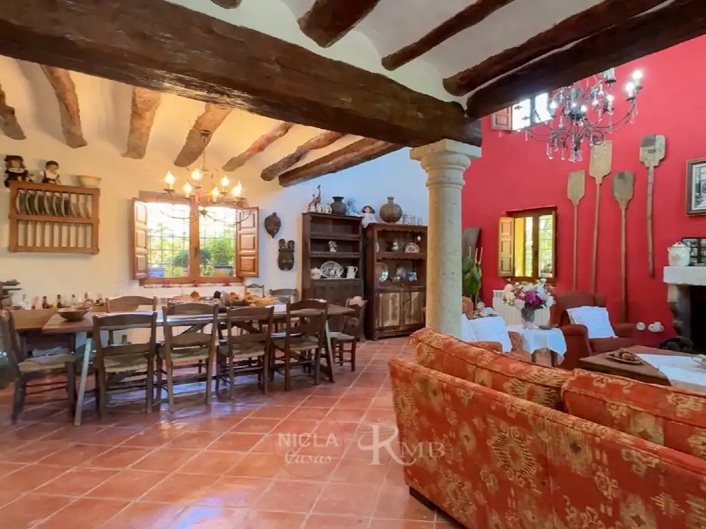 Dining room of Houses for sale in Vélez-Blanco  with Air Conditioner, Terrace and Swimming Pool