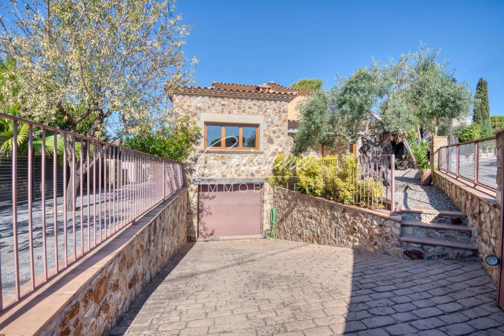 Vista exterior de Casa o xalet en venda en Santa Cristina d'Aro amb Calefacció, Jardí privat i Terrassa