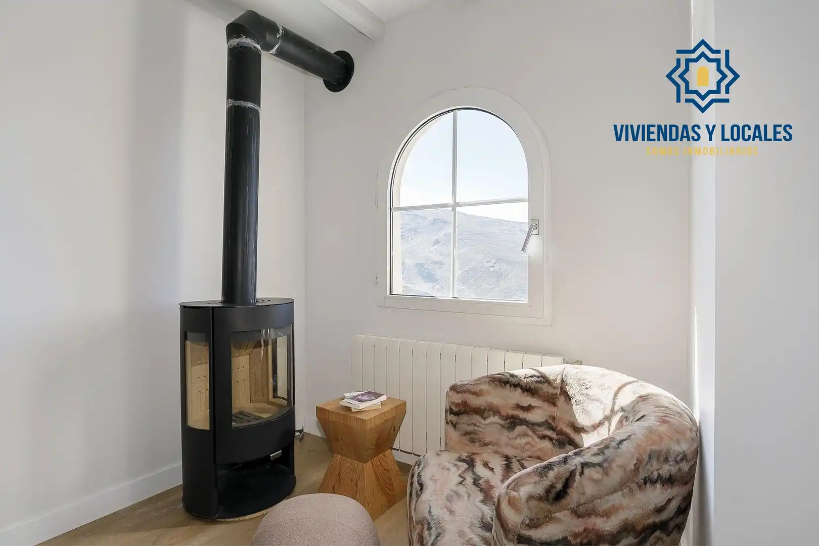 Sala de estar de Casa o chalet en venta en Sierra Nevada con Calefacción, Terraza y Trastero