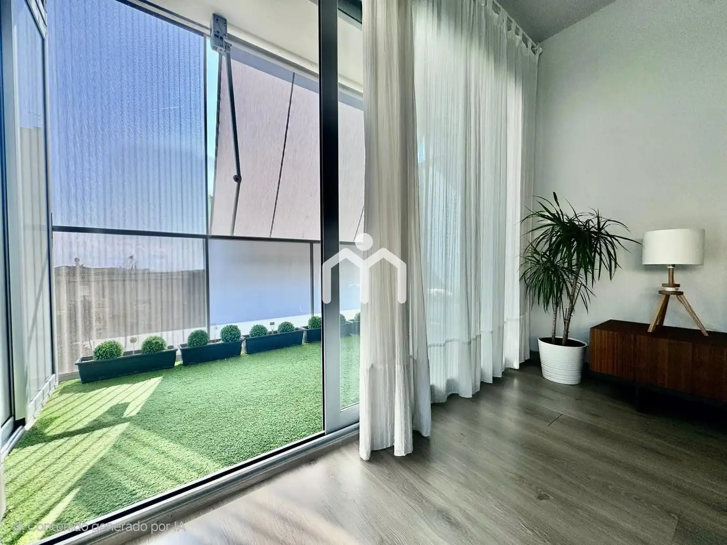 Terrace of Flat for sale in Badalona  with Air Conditioner, Heating and Parquet flooring