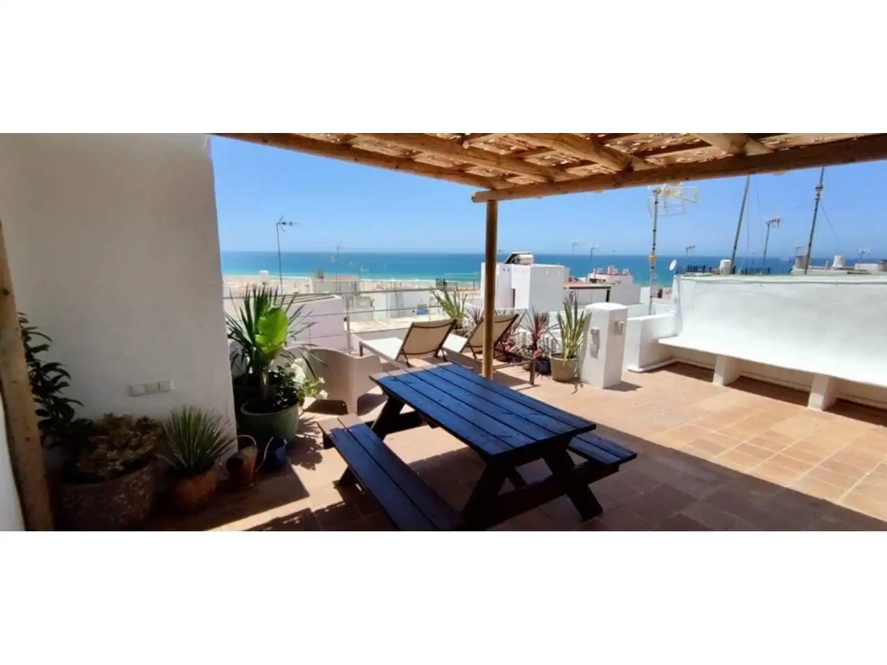 Terrassa de Casa o xalet en venda en Conil de la Frontera amb Aire condicionat, Calefacció i Terrassa