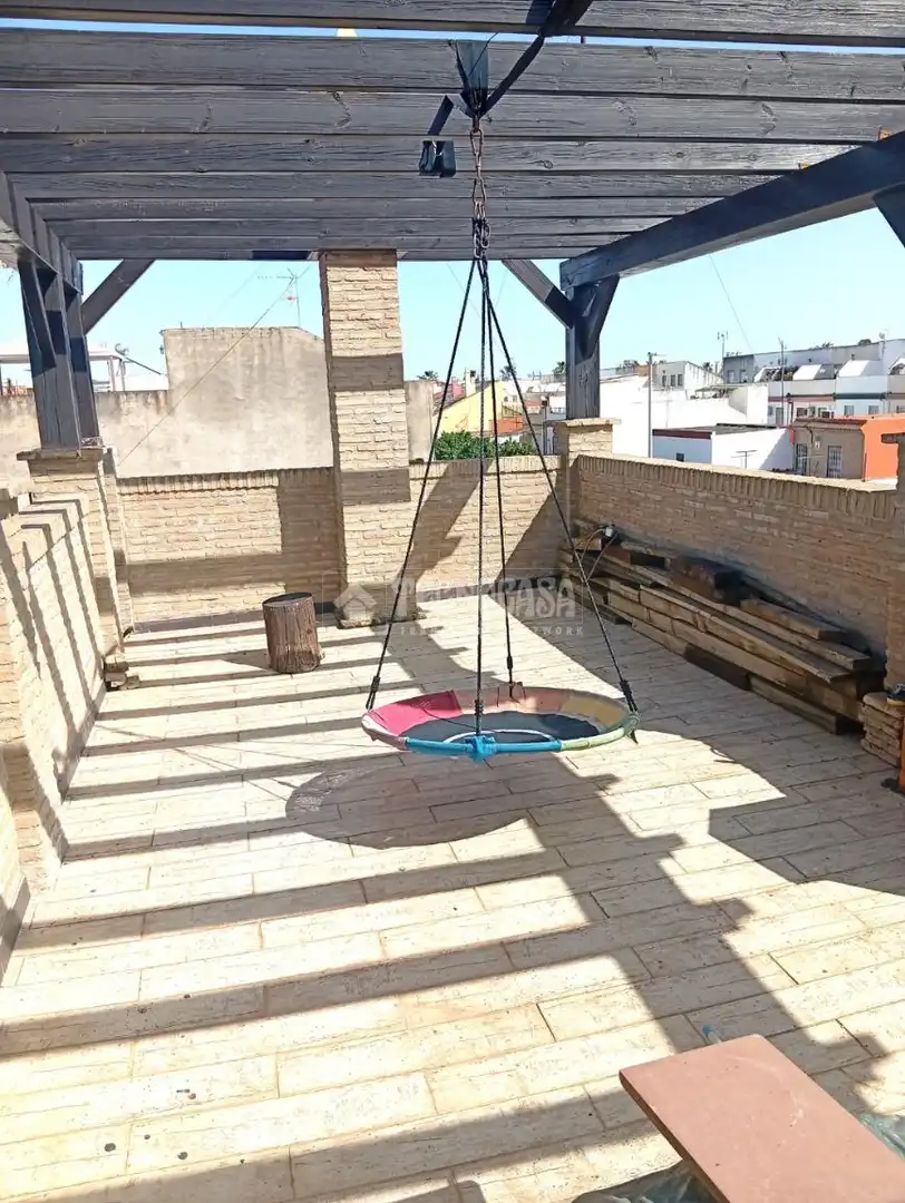 Terraza de Casa adosada en venta en Coria del Río
