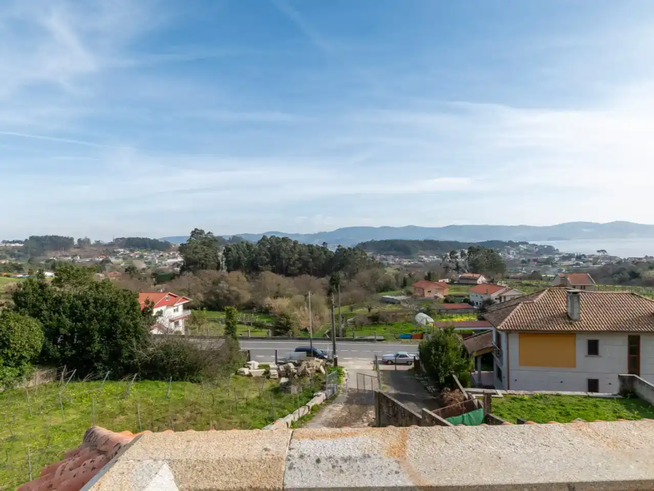 Vista exterior de Pis en venda en Sanxenxo amb Balcó