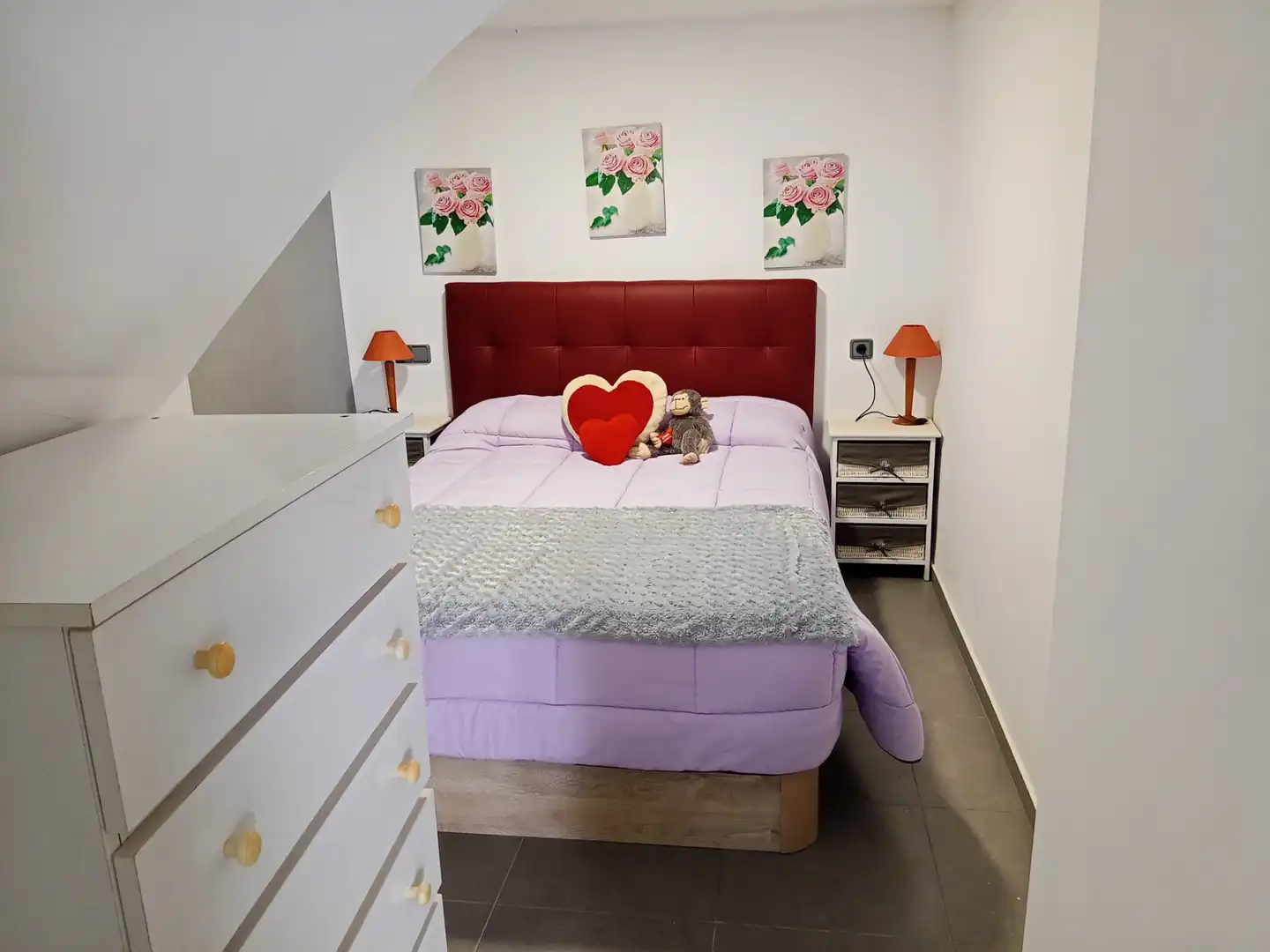 Bedroom of Houses for sale in Calles  with Furnished, Oven and Washing machine