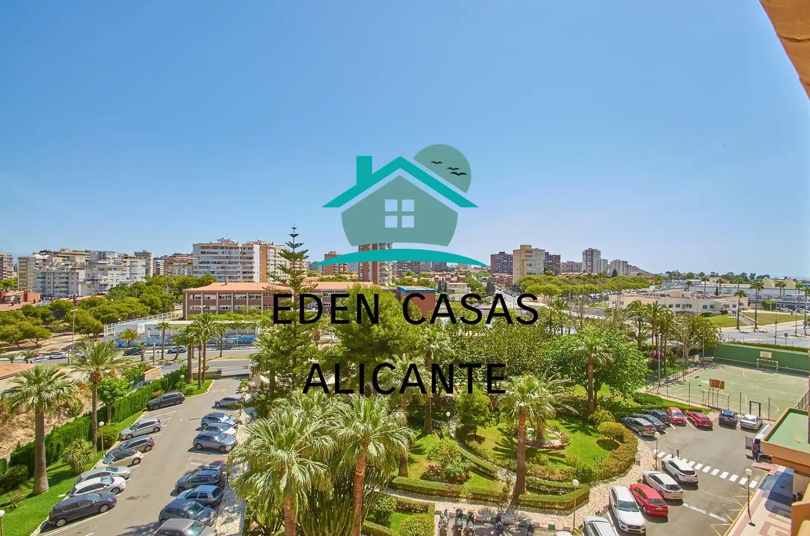 Außenansicht von Wohnungen zum Verkauf in Alicante / Alacant mit Klimaanlage, Heizung und Privatgarten