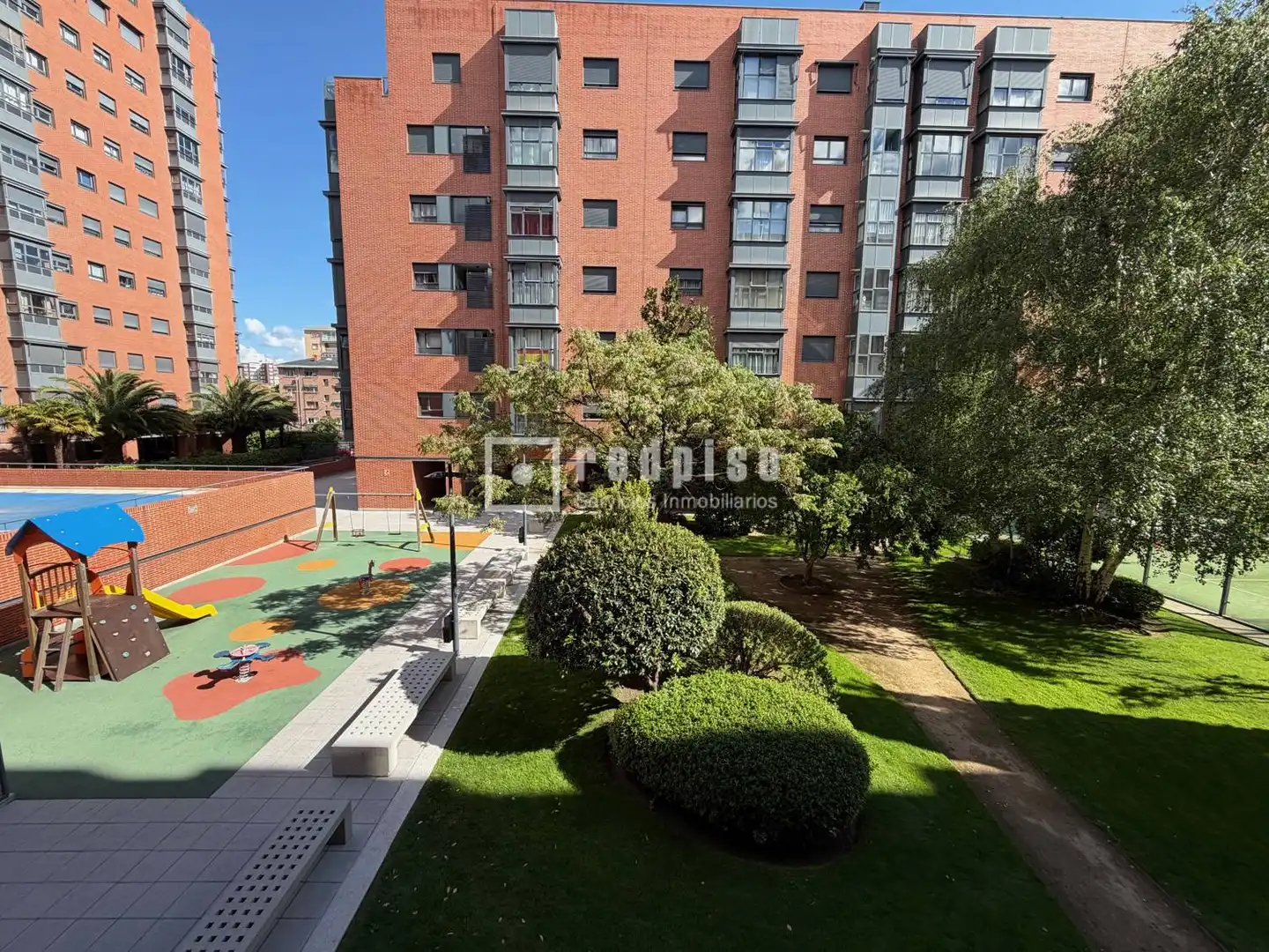 Garden of Flat for sale in Madrid  with Air Conditioner, Heating and Private garden