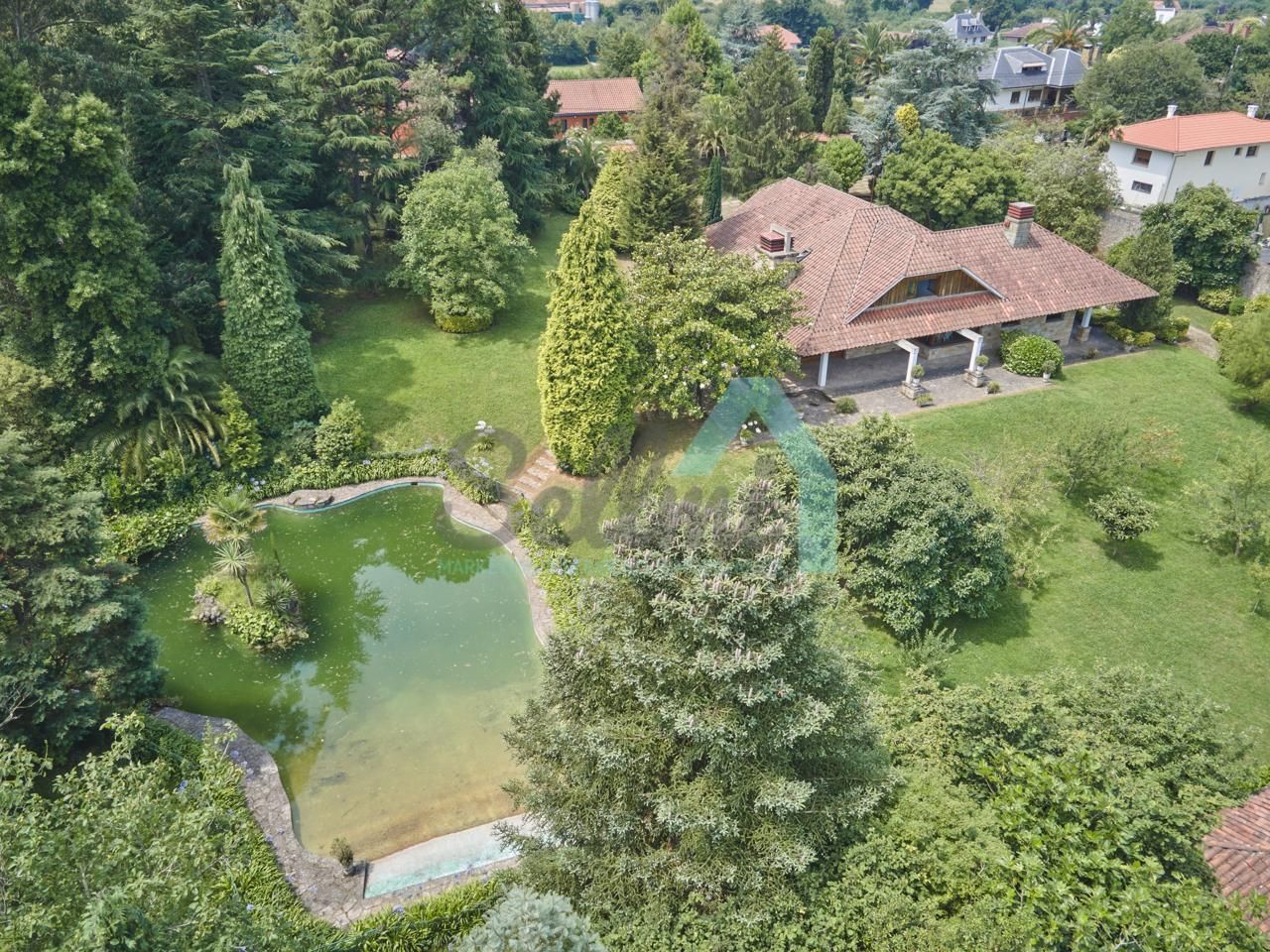Jardí de Casa o xalet en venda en Gijón  amb Aire condicionat, Jardí privat i Parquet