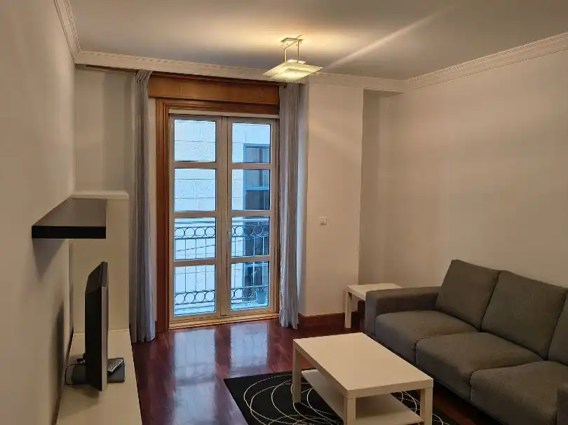 Sala de estar de Piso de alquiler en Vigo  con Terraza y Balcón