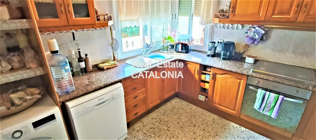 Cuina de Casa o xalet en venda en Lloret de Mar amb Calefacció, Jardí privat i Terrassa
