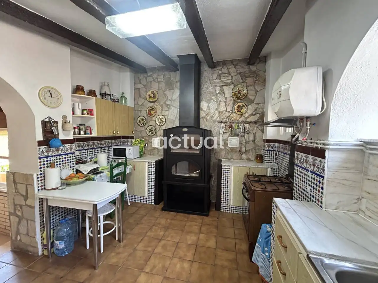 Cuina de Casa o xalet en venda en Vidreres amb Aire condicionat, Calefacció i Jardí privat