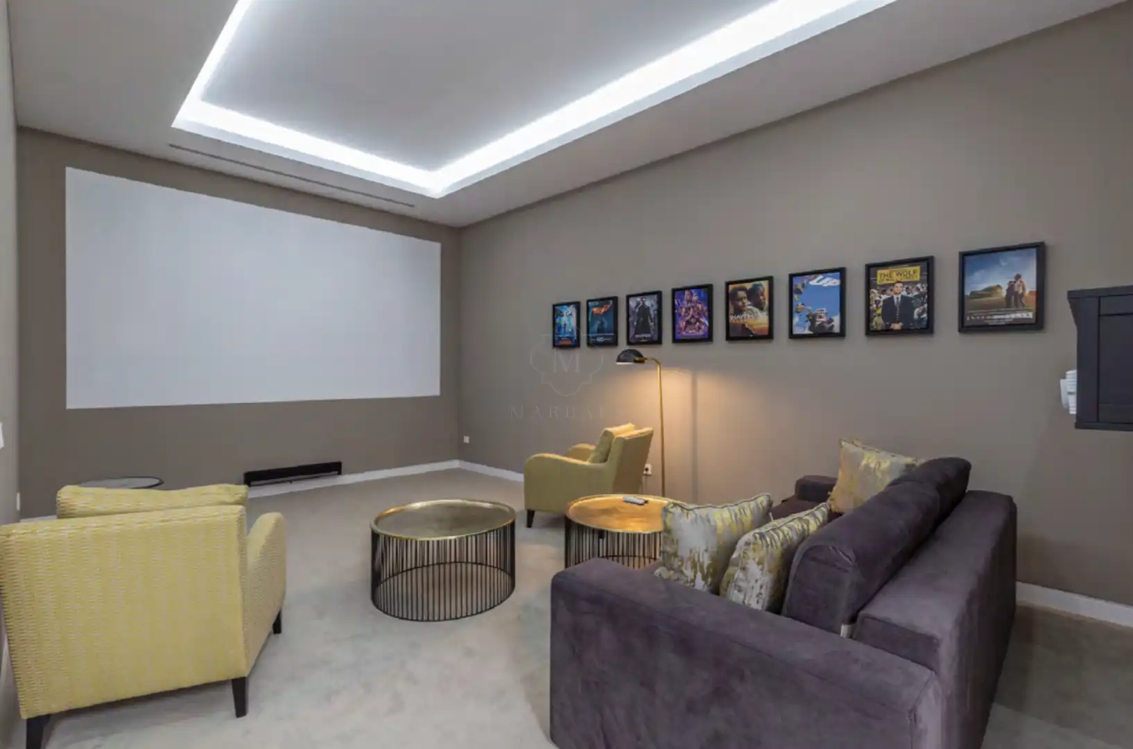 Sala d'estar de Casa o xalet de lloguer en Marbella amb Aire condicionat, Jardí privat i Terrassa