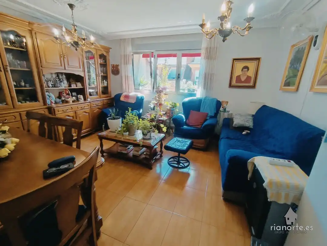 Living room of Flat for sale in Laviana  with Heating, Terrace and Storage room