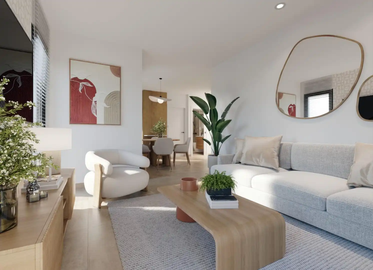 Sala de estar de Apartamento en venta en Torre-Pacheco con Aire acondicionado, Terraza y Trastero