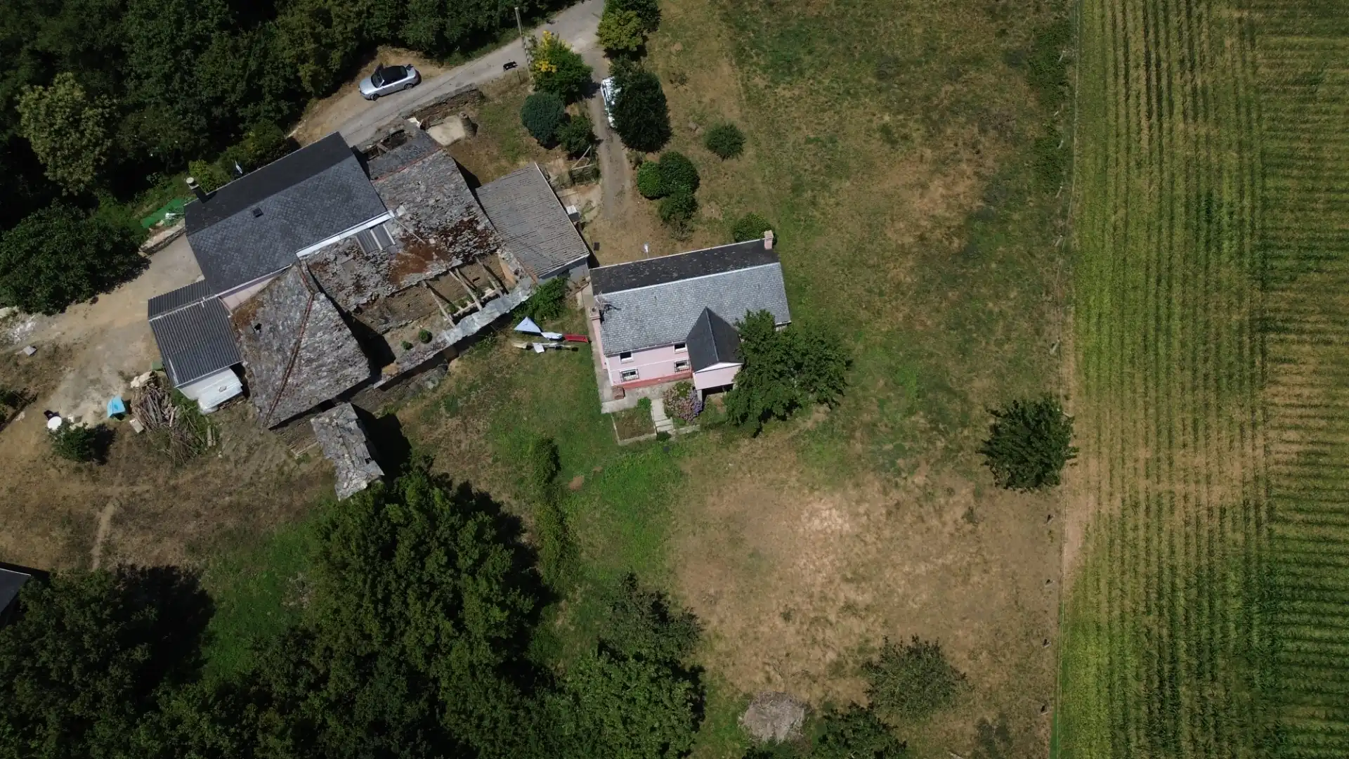 Country house zum Verkauf in Trabada mit Heizung, Privatgarten und Terrasse