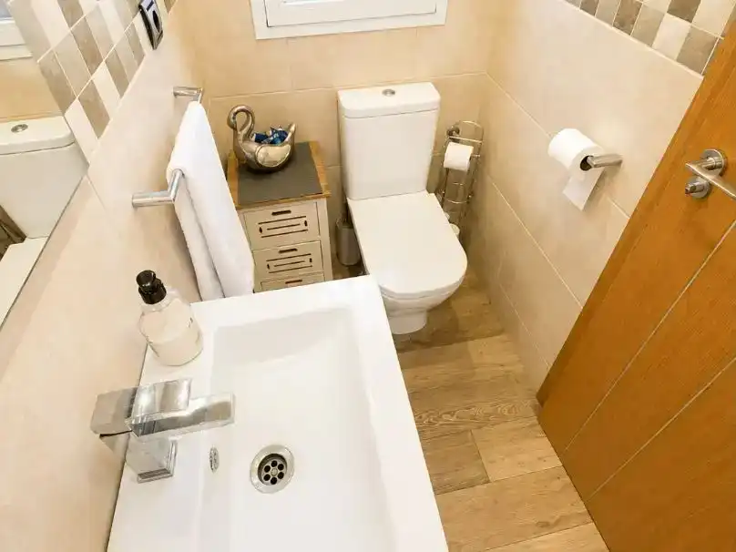 Baño de Casa o chalet en venta en Benalmádena con Aire acondicionado, Piscina y Balcón