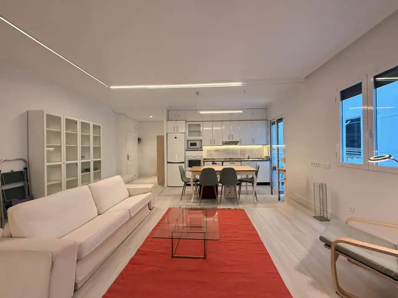 Wohnzimmer von Wohnung zur Miete in Donostia - San Sebastián  mit Heizung