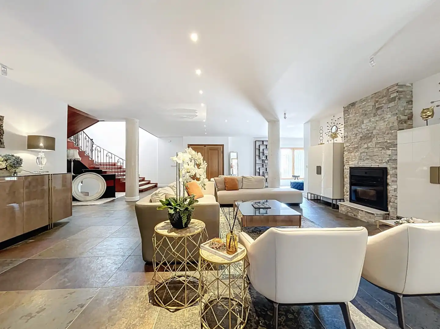 Sala de estar de Casa o chalet en venta en Benimantell con Aire acondicionado, Jardín privado y Terraza
