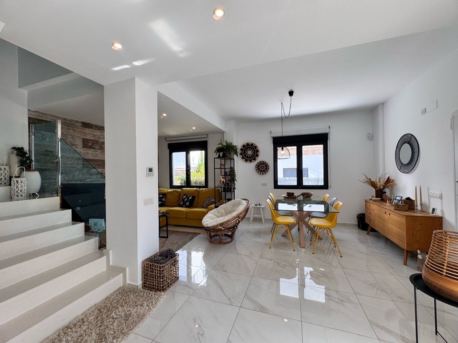 Living room of Single-family semi-detached for sale in Polop  with Air Conditioner, Private garden and Terrace