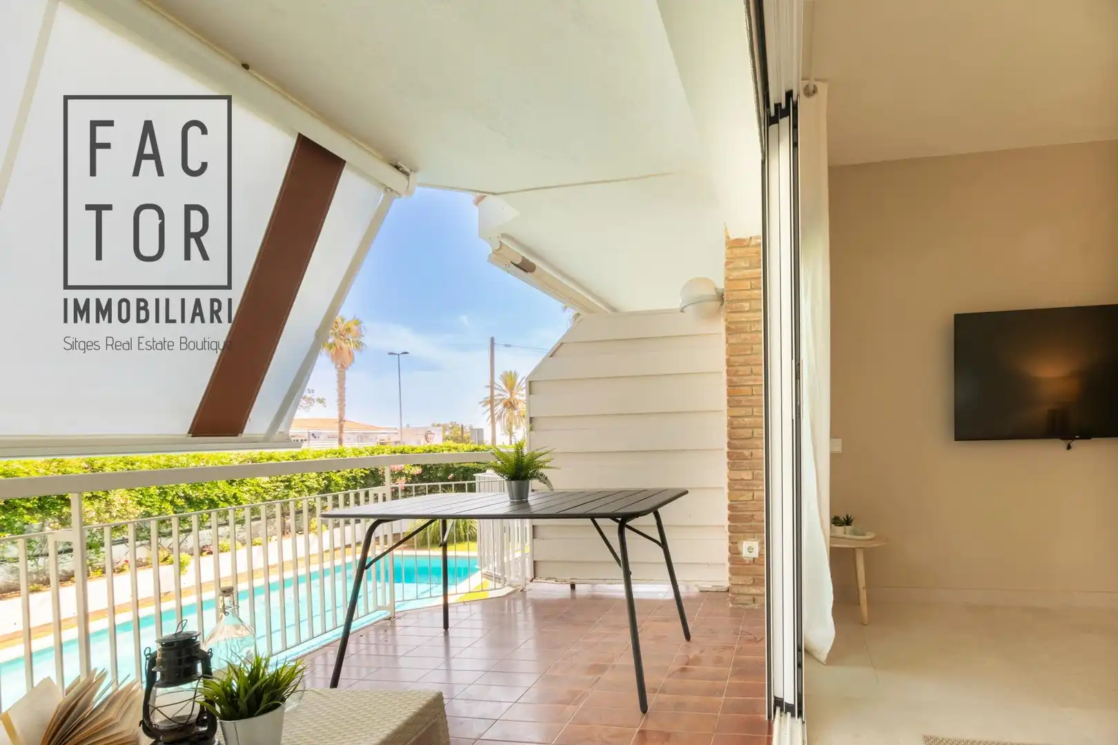 Balcony of Flat for sale in Sitges  with Heating, Private garden and Terrace