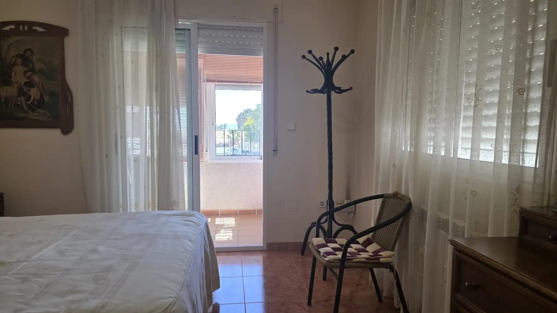 Schlafzimmer von Einfamilien-Reihenhaus zum Verkauf in San Javier mit Klimaanlage, Heizung und Privatgarten