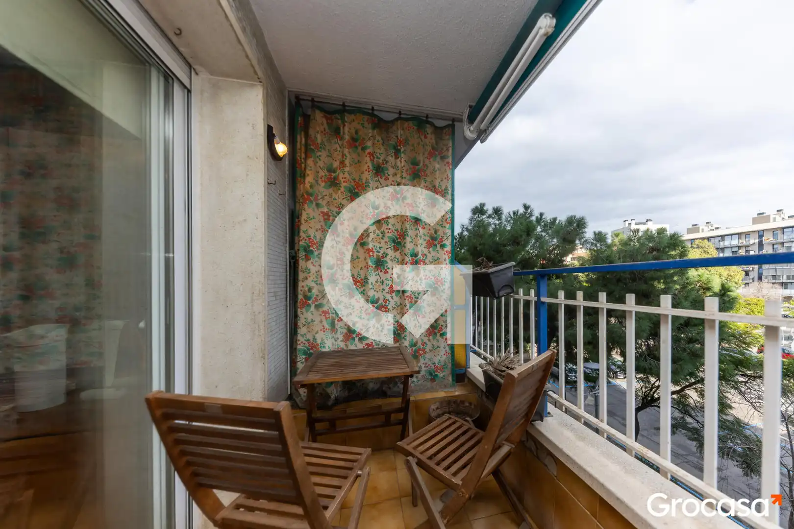 Terrasse von Wohnung zum Verkauf in L'Hospitalet de Llobregat mit Klimaanlage, Heizung und Balkon
