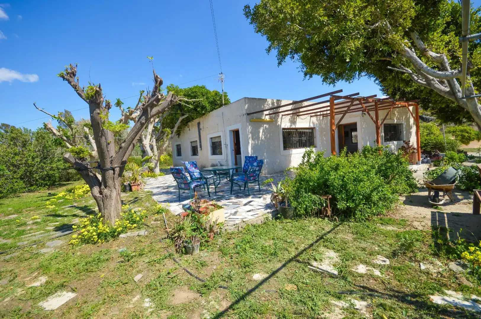 Jardí de Finca rústica en venda en Pechina amb Aire condicionat, Jardí privat i Terrassa
