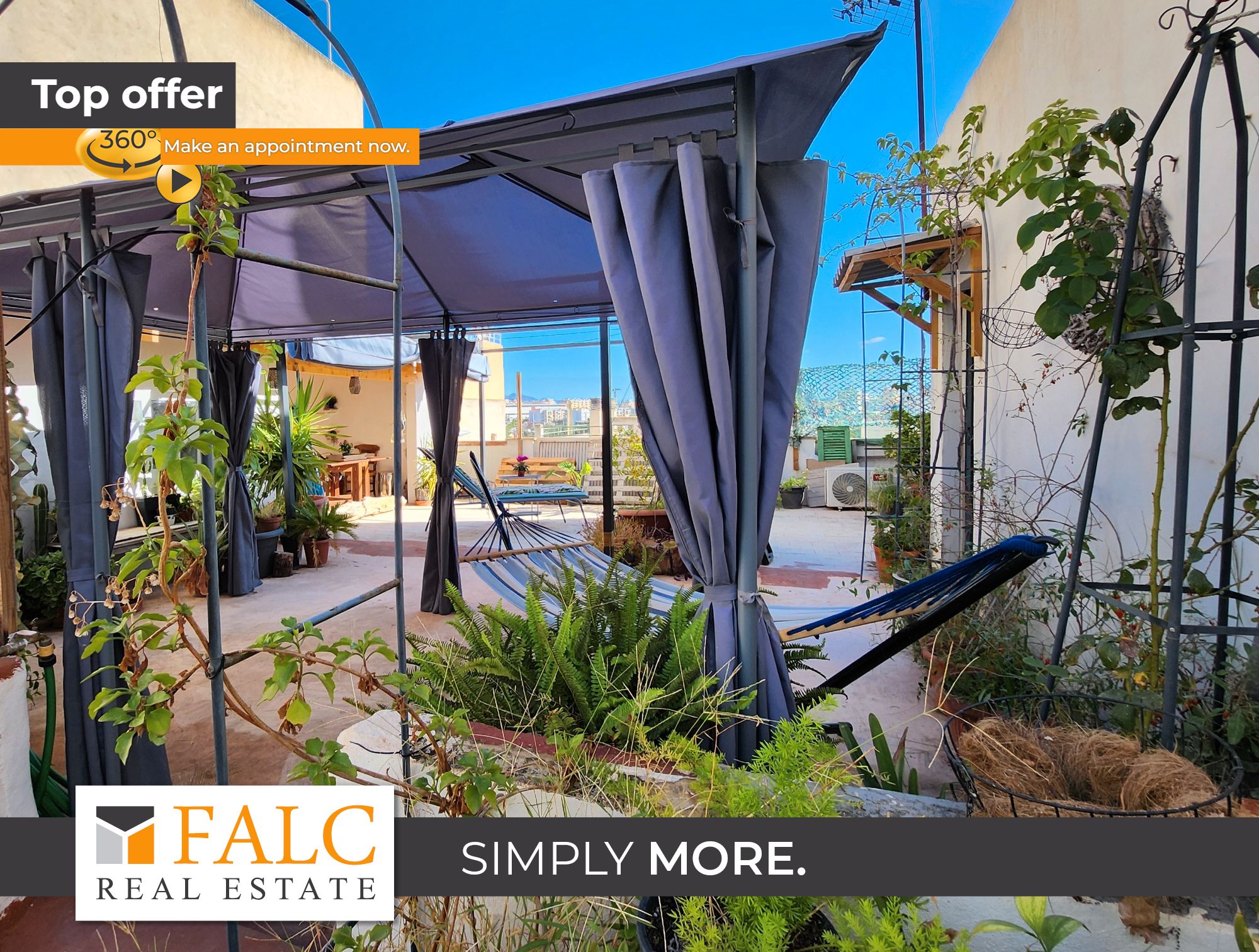 Terrace of Single-family semi-detached for sale in  Palma de Mallorca  with Private garden